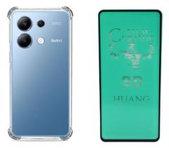 Capa Anti Impacto Para Redmi Note 13 + Pelicula Ceramica Capa Anti Impacto Para Redmi Note 13 + Pelicula Ceramica