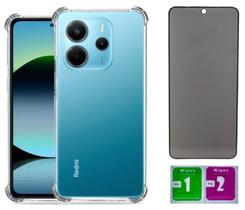 Capa Anti Impacto Para Redmi Note 14 4g + Pel. Privacidade Capa Anti Impacto Para Redmi Note 14 4g + Pel. Privacidade