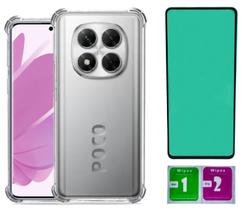 Capa Anti Impacto Para Redmi Poco X7 5g + Pelicula Ceramica