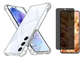 Capa Anti Impacto Para Samsung A16 5g + Película de Vidro Privacidade