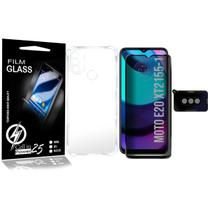 Capa Anti Impacto + Pel Privac.3d + Pel Da Câm. P/ Moto E20 XT2155 6.5 - Cell In Power25 Capa Anti Impacto + Pel Privac.3d + Pel Da Câm. P/ Moto E20 XT2155 6.5 - Cell In Power25