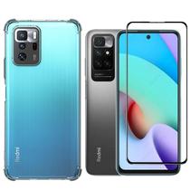 Capa Anti Impacto + Pelicula 3D Compatível Xiaomi Redmi 10 Tela 6.5