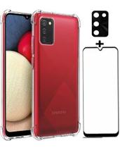 Capa Anti Impacto + Pelicula 3d + P Camera Para Galaxy A03s