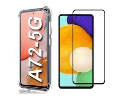 Capa Anti-Impacto + Película 3d Samsung Galaxy A72