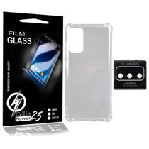 Capa Anti Impacto + Película Carbono NOVO Galaxy S20 FE 6.5 Capa Anti Impacto + Película Carbono NOVO Galaxy S20 FE 6.5