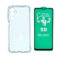 Capa Anti Impacto + Pelicula de Ceramica 5d 9d Para Samsung Galaxy M34 - CCS