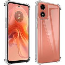 Capa Anti impacto + Pelicula de Vidro 3D Para Motorola G04