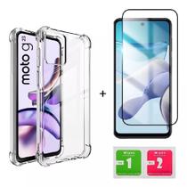 Capa Anti impacto + Película de Vidro 3D Para Motorola G23 Capa Anti impacto + Película de Vidro 3D Para Motorola G23