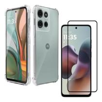 Capa Anti impacto + Pelicula de Vidro 3D Para Motorola G56 (5G)
