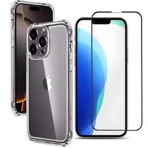 Capa Anti impacto + Película de Vidro 3D Para o modelo do Iphone 16 Pro Capa Anti impacto + Película de Vidro 3D Para o modelo do Iphone 16 Pro