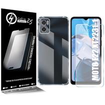 Capa Anti Impacto + Película De Vidro NOVO Compatível Moto E22 XT2239 6.5 - Cell In Power25