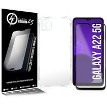 Capa Anti Impacto + Película Full 3d NOVO compativel Galaxy A22 5G A226 - Cell In Power25 Capa Anti Impacto + Película Full 3d NOVO compativel Galaxy A22 5G A226 - Cell In Power25
