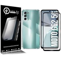 Capa Anti Impacto + Película Full 3d NOVO Compatível Moto G62 XT2223 6.5 - Cell In Power25 Capa Anti Impacto + Película Full 3d NOVO Compatível Moto G62 XT2223 6.5 - Cell In Power25