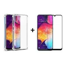 Capa Anti Impacto Samsung Galaxy A30s + Película De Gel 5d