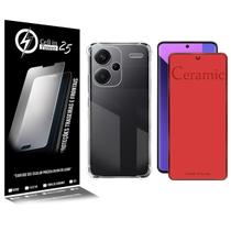 Capa anti impacto transparente + Película De Ceramica Fosca Para Redmi Note 13 Pro Plus 6.67 - Cell In Power25 Capa anti impacto transparente + Película De Ceramica Fosca Para Redmi Note 13 Pro Plus 6.67 - Cell In Power25