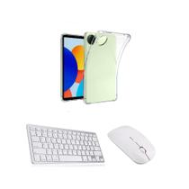Capa Anti-Impacto Transparente Silicone + Teclado + Mouse Para Tablet Redmi Pad SE 8.7