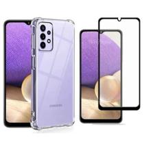 Capa Anti Impactos + Película 3D de Vidro para Galaxy A32 4G Capa Anti Impactos + Película 3D de Vidro para Galaxy A32 4G