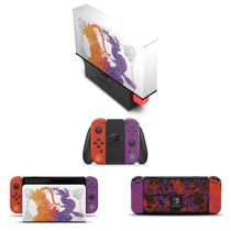 Capa Anti Poeira e Skin Compatível Nintendo Switch Oled - Modelo 064