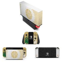 Capa Anti Poeira e Skin Compatível Nintendo Switch Oled - Zelda Tears of the Kingdom Edition - Pop Arte Skins