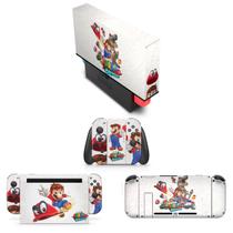 Capa Anti Poeira e Skin Compatível Nintendo Switch - Super Mario Odyssey - Pop Arte Skins