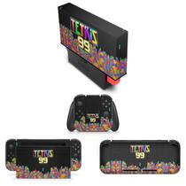 Capa Anti Poeira e Skin Compatível Nintendo Switch - Tetris 99