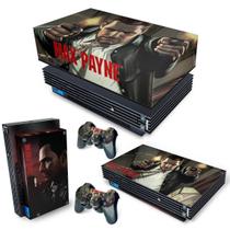 Capa Anti Poeira e Skin Compatível PS2 Fat - Max Payne