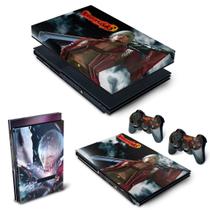 Capa Anti Poeira e Skin Compatível PS2 Slim - Devil May Cry 3