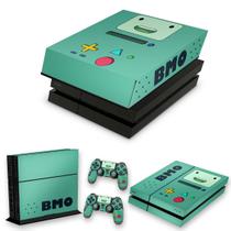 Capa Anti Poeira e Skin Compatível PS4 Fat - BMO Hora de Aventura