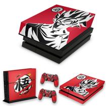 Capa Anti Poeira e Skin Compatível PS4 Fat - Dragon Ball Goku Kaiô