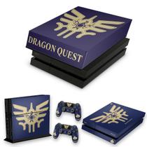 Capa Anti Poeira e Skin Compatível PS4 Fat - Dragon Quest Bundle