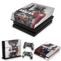 Capa Anti Poeira e Skin Compatível PS4 Fat - Mafia 3