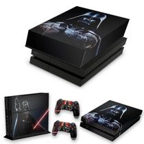 Capa Anti Poeira e Skin Compatível PS4 Fat - Star Wars - Darth Vader