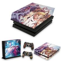 Capa Anti Poeira e Skin Compatível PS4 Fat - Street Fighter