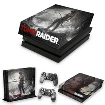 Capa Anti Poeira e Skin Compatível PS4 Fat - Tomb Raider