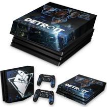 Capa Anti Poeira e Skin Compatível PS4 Pro - Detroit Become Human