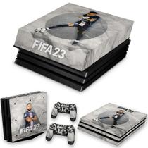 Capa Anti Poeira e Skin Compatível PS4 Pro - FIFA 23
