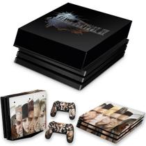 Capa Anti Poeira e Skin Compatível PS4 Pro - Final Fantasy Xv A