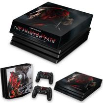 Capa Anti Poeira e Skin Compatível PS4 Pro - Metal Gear Solid 5 The Phantom Pain