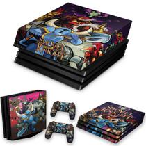 Capa Anti Poeira e Skin Compatível PS4 Pro - Shovel Knight