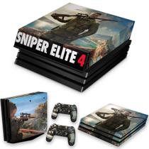 Capa Anti Poeira e Skin Compatível PS4 Pro - Sniper Elite 4