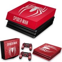 Capa Anti Poeira e Skin Compatível PS4 Pro - Spider-Man Bundle