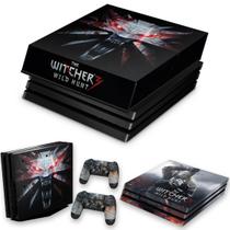 Capa Anti Poeira e Skin Compatível PS4 Pro - The Witcher A