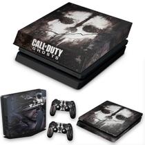 Capa Anti Poeira e Skin Compatível PS4 Slim - Call Of Duty Ghosts