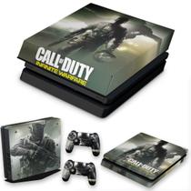 Capa Anti Poeira e Skin Compatível PS4 Slim - Call Of Duty Infinite Warfare