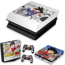 Capa Anti Poeira e Skin Compatível PS4 Slim - Dragon Ball Z B