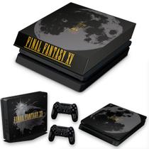 Capa Anti Poeira e Skin Compatível PS4 Slim - Final Fantasy Xv Bundle