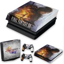 Capa Anti Poeira e Skin Compatível PS4 Slim - Final Fantasy XVI