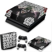 Capa Anti Poeira e Skin Compatível PS4 Slim - Joker Coringa Batman