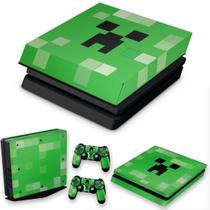 Capa Anti Poeira e Skin Compatível PS4 Slim - Modelo 396