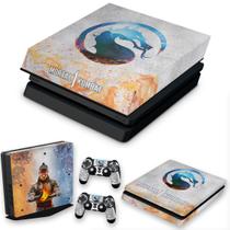 Capa Anti Poeira e Skin Compatível PS4 Slim - Mortal Kombat 1